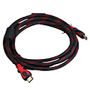 Chapado En Oro 1080p Hdmi V1.3 Mm Cable Blindado De Conexi�n (3m De Longitud)