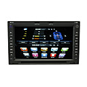 7 ``del Coche De La Pantalla T�ctil Digital De 2 Din Dvd-rotaci�n De Men�-gps-rds-bt-ipod-rueda De Pepita-control De La Direcci�n-tv (szc6016)