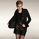 Collier Sp�cial Volets En Forme De Poche Pliss�e Et Un Blazer Poignets / Blazers Pour Femmes (ff-b-bi0859003)