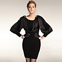 Gasas De Empalme De Cuentas Insignias Vestido Largo, Su�ter Manga / Su�teres De Las Mujeres (y Siguientes-a-bi1200006)
