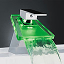 Grifo De Ba�o Monomando Efecto Cascada Con Led - Miramar