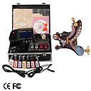 Damas De Premi�re Qualit� Fabriqu�s � La Main Une Trousse De Machines De Tatouage Avec Prise De Courant Sup�rieure Conduit (ly124)