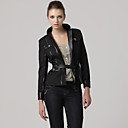 Comme La Conception En Cuir Avec Ceinture Blazer / Blazers Pour Femmes (ff-a-0859017)