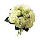 �l�gants En Soie Rose Avec Une D�coration De Mariage Mousseline Ronde Bouquet / Mari�e Bouquet (0797-sim066)