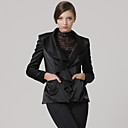 Un Lado Mangas Largas En Forma De Dise�o Volante Chaqueta / Chaquetas De Las Mujeres (ff-b-0859206)