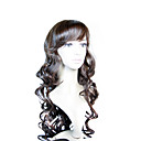 Capless Suppl�mentaires Synth�tique � Longue Perruque Brune Cheveux Europ�ens Armure (0988-nskc032)