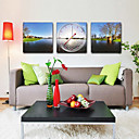 Horloge Affiche Sans Triptyque Cadre Photo (0752-cp-hz-t3095)