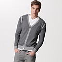 Le Design Sp�cial Du V Manches Longues Col Cardigan En Cachemire / Hommes Pulls En Cachemire (ff-c-bj0681150)