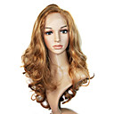 Avant De Lacet Synth�tique � Longue Perruque Blonde Cheveux Boucl�s (0988-nsql008)