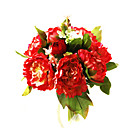 Pivoine Soie �l�gante D�coration De Mariage Mousseline Ronde Bouquet / Bouquet De Mari�e (0797-sim072)
