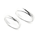 wholesale Amazing 925 Sterling Silver Lovers Rings Set Of 2(0801-HO526)