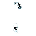 Sola Manija Cromada Para Montaje De Pared Grifo De La Ducha 0609-1380400
