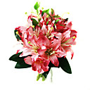 Lys Soie �l�gante D�coration De Mariage Mousseline Ronde Bouquet / Bouquet De Mari�e (0797-sim053)