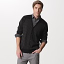 Manches Rayures Encolure En V � Long Cardigan En Cachemire / Chandails Cachemire Pour Hommes (ff-c-bj0681133)