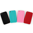 El Estuche De Silicona Protectora Para El Iphone 4 - La Red (4 Colores Por Paquete) (czah263)