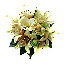 Lys Soie �l�gante D�coration De Mariage Mousseline Ronde Bouquet / Bouquet De Mari�e (0797-sim055)