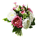 Pivoine Soie �l�gante D�coration De Mariage Mousseline Ronde Bouquet / Bouquet De Mari�e (0797-sim078)