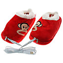 Usb Aliment� Pieds Chauds Coussin Pour Hivers Froids - Rouge (la Paire / C�ble Amovible)