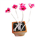 Pot De Fleurs A Men� La Lumi�re Solaire (1049-cis-28084)