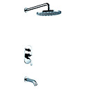 Sola Manija Cromada Para Montaje De Pared Grifo De La Ducha 0609-1385000