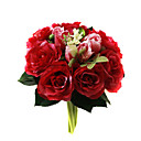 �l�gants En Soie Rose Avec Une D�coration De Mariage Mousseline Ronde Bouquet / Mari�e Bouquet (0797-sim067)