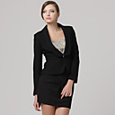 La Moda Cl�sica / Mant�n De Manga Larga Cuello En Forma Capa / Capas De La Mujer (ss-a-1058016)