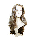 Les Mains Li�es Devant En Dentelle Style Extra Long Synth�tiques Blond Dor� Avec La Lumi�re Perruque De Cheveux Blonds Et Boucl�s (0988-nsql009)