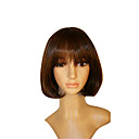 Capless Hauteur Du Menton Synth�tique De Haute Qualit� Perruque Brune Cheveux Bob (0988-nskc113)