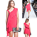 De Un Solo Hombro Vestido Volantes / Inspirados En El Estilo De La Pista / Mujeres Vestidos (ff-1801bf015-0789)
