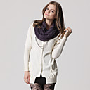 Special Hem Design Long Sleeves Front Button Cardigan / Women`s Sweaters (FF-B-BK1058006)
