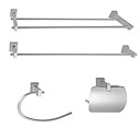 De Aluminio De 4 Piezas De Accesorios De Ba�o (1041-les-6601 6602 6608 6609)