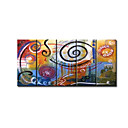 Se Extend�a 5-pc Pintura Abstracta Hecha A Mano Set (0192-ycf103770)