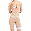 Body Cuisse Mi Polyester Avec Broderie Mariage Shapewear Partie / (1084-s0708)
