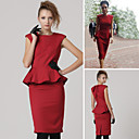 Victoria Beckham / Style Leighton Meester / Volants �paule Supreme Fit Robe / Robes Pour Femmes (ff-1802bf118-0853)