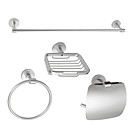 De Aluminio De 4 Piezas De Accesorios De Ba�o (1041-les-8101 8107 8108 8109)