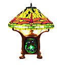2-la Lumi�re Libellule Lampe Perle Table Tiffany (0923-xcds011)