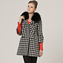 Des �chantillons De Contr�le Velues Manteau Col Forme L�che / Manteaux De Femmes (ff-b-0736744)