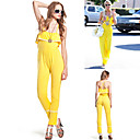 Pantalons De Style Paris Hilton / Coton / Jambes L�che Licol Une Ligne-sans Manches / Pantalons Pour Femmes (ff-1801be018-0789)