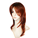 Capless Long Synth�tique De Haute Qualit� Perruque De Cheveux Auburn Droite (0988-nskc054)