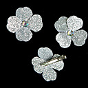 Magn�fico Lentejuelas Alfileres De Novia De La Boda / Flores (0498-2076)