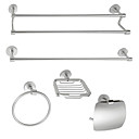 De Aluminio De 5 Piezas Set De Ba�o Accesorios (1041-les-8101 8102 8107 8108 8109)