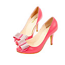 Piel De Oveja De Alta Talones Superior Cerrado De Los Pies Con Zapatos De Diamante De Imitaci�n De La Moda (0985-hg197)