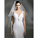 1 Layer Waltz With Beading Wedding Veil
