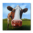 Animales Hechos A Mano Estirada Vaca Pintura (0250-ch-84)