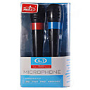 Pega 4-en-1 Microphone Universel Karaok� Usb Fix� Pour Wii/ps3/ps2/xbox 360 (lot De 2)