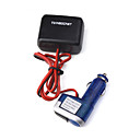 Alimentaci�n De 1 A 2 Encendedor De Cigarrillos Divisor Con Salida Usb (dc12/24v)