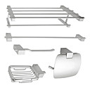 De Aluminio De 5 Piezas Set De Ba�o Accesorios (1041-les-6300 6301 6307 6308 6309)