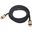Chapado En Oro 1080p Hdmi V1.4 Mm Conexi�n Por Cable (3 M De Longitud)