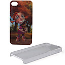 Caso Bricolaje Cristal   Pegatina 3d Para El Iphone 4 (linda Chica)