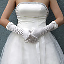 Coude En Satin Avec Des Perles De Mariage Gant (0498-st0044)